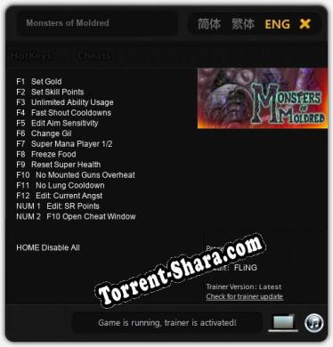 Monsters of Moldred: ТРЕЙНЕР И ЧИТЫ (V1.0.88)
