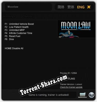 Moonlaw: Читы, Трейнер +6 [FLiNG]