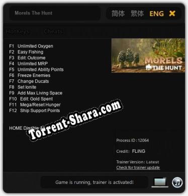 Morels The Hunt: Читы, Трейнер +12 [FLiNG]
