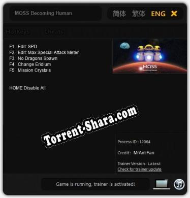 MOSS Becoming Human: Трейнер +5 [v1.3]