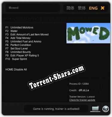 Mowed: Трейнер +10 [v1.2]