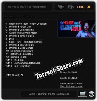 My House and I Got Transported To Another World: Трейнер +15 [v1.4]