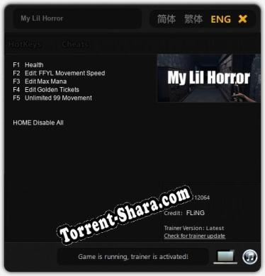 My Lil Horror: Трейнер +5 [v1.6]