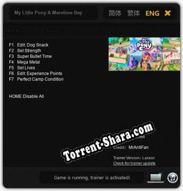 My Little Pony A Maretime Bay Adventure: ТРЕЙНЕР И ЧИТЫ (V1.0.2)