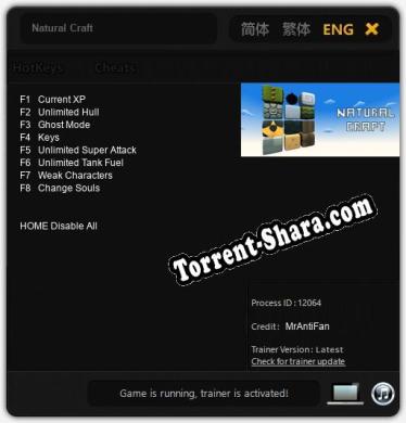 Natural Craft: Трейнер +8 [v1.4]