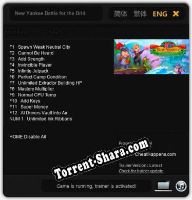 Трейнер для New Yankee Battle for the Bride [v1.0.4]