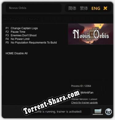 Novus Orbis: Читы, Трейнер +5 [MrAntiFan]