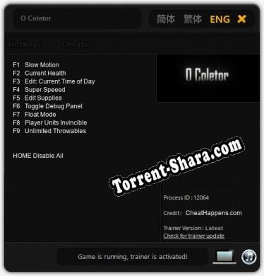 O Coletor: Читы, Трейнер +9 [CheatHappens.com]