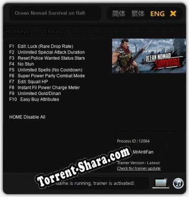 Ocean Nomad Survival on Raft: Читы, Трейнер +10 [MrAntiFan]
