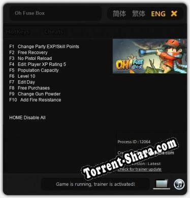 Oh Fuse Box: Читы, Трейнер +10 [CheatHappens.com]
