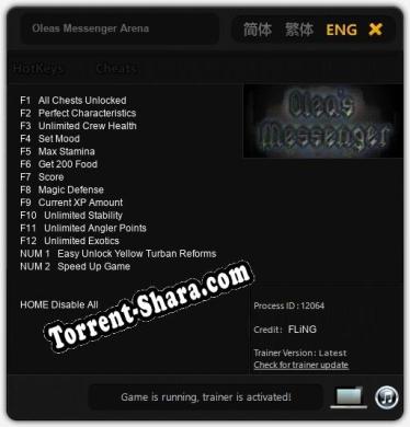 Oleas Messenger Arena: Трейнер +14 [v1.4]