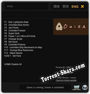 Ouija: Читы, Трейнер +13 [MrAntiFan]