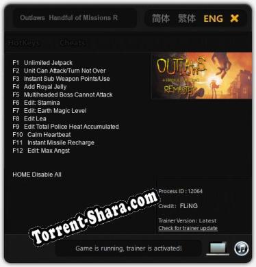 Outlaws  Handful of Missions Remaster: Читы, Трейнер +12 [FLiNG]