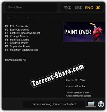 Paint Over: Читы, Трейнер +8 [dR.oLLe]