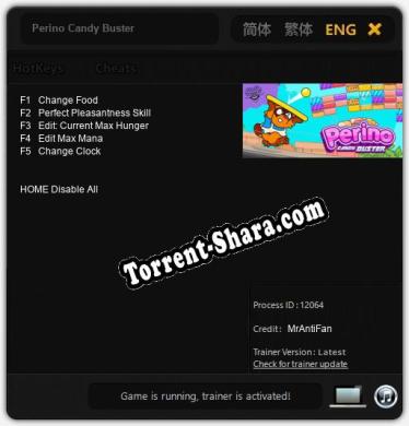 Трейнер для Perino Candy Buster [v1.0.2]