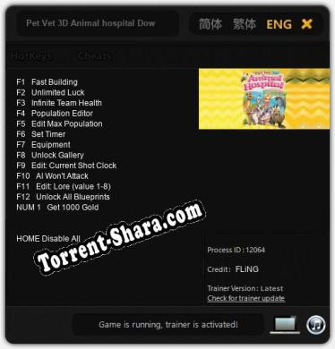 Pet Vet 3D Animal hospital Down Under: Читы, Трейнер +13 [FLiNG]