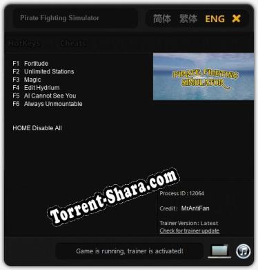 Pirate Fighting Simulator: ТРЕЙНЕР И ЧИТЫ (V1.0.73)