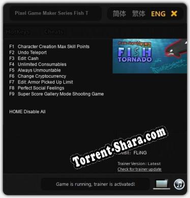 Pixel Game Maker Series Fish Tornado: Читы, Трейнер +9 [FLiNG]