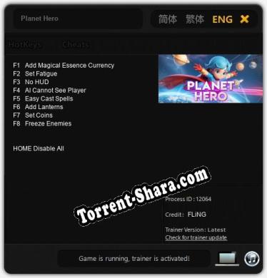 Planet Hero: Читы, Трейнер +8 [FLiNG]