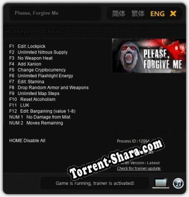 Please, Forgive Me: Трейнер +14 [v1.9]