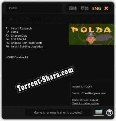 Polda: Трейнер +6 [v1.4]