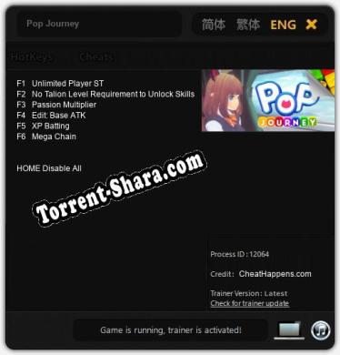 Pop Journey: Трейнер +6 [v1.9]
