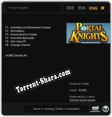Трейнер для Portal Knights [v1.0.1]