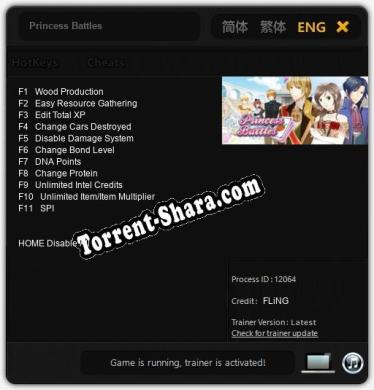 Princess Battles: Трейнер +11 [v1.3]