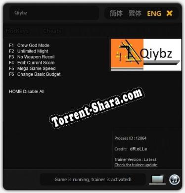 Qiybz: Трейнер +6 [v1.1]