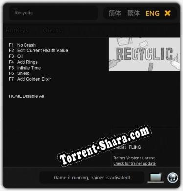 Recyclic: Читы, Трейнер +7 [FLiNG]