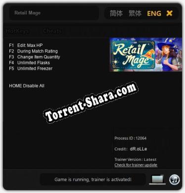 Retail Mage: Читы, Трейнер +5 [dR.oLLe]