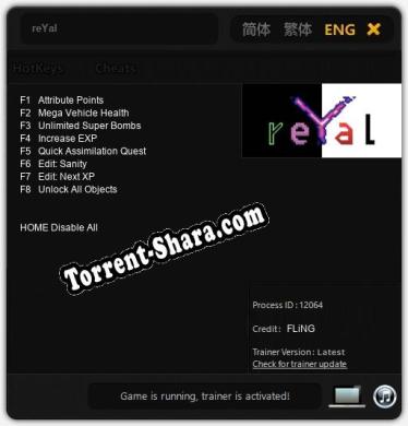 reYal: Трейнер +8 [v1.8]