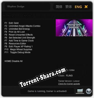 Rhythm Dodge: Читы, Трейнер +11 [FLiNG]