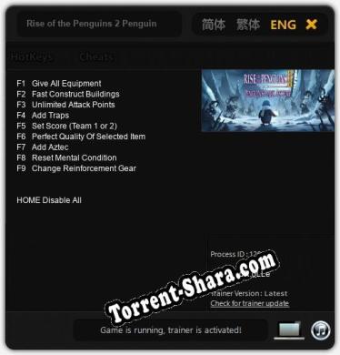 Rise of the Penguins 2 Penguins Dark Ascent: ТРЕЙНЕР И ЧИТЫ (V1.0.72)