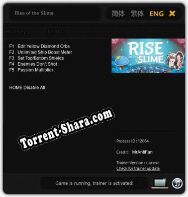 Rise of the Slime: Читы, Трейнер +5 [MrAntiFan]