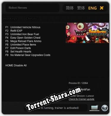 Robot Heroes: Читы, Трейнер +9 [MrAntiFan]