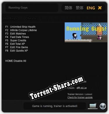Трейнер для Running Guys [v1.0.2]
