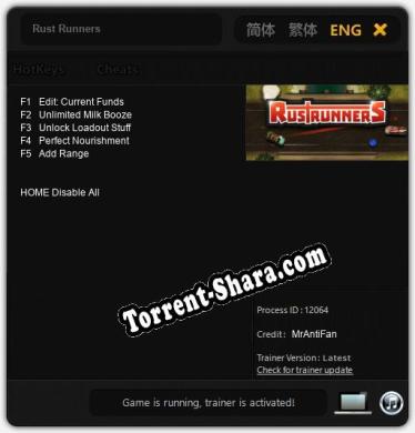 Rust Runners: Читы, Трейнер +5 [MrAntiFan]