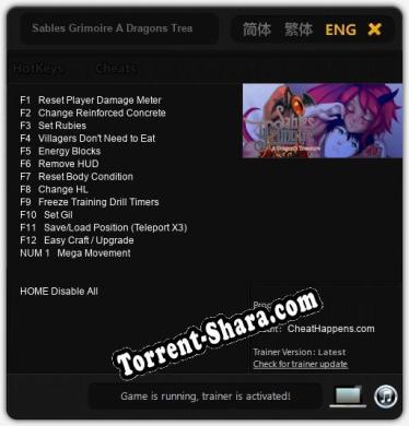 Sables Grimoire A Dragons Treasure: Читы, Трейнер +13 [CheatHappens.com]