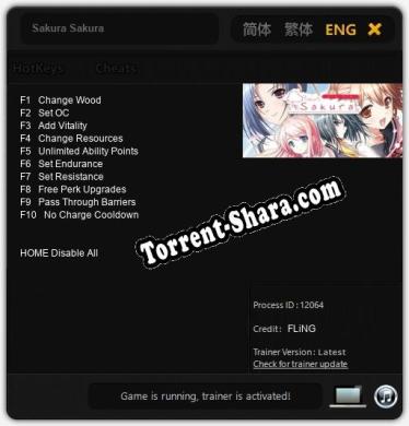 Sakura Sakura: ТРЕЙНЕР И ЧИТЫ (V1.0.23)
