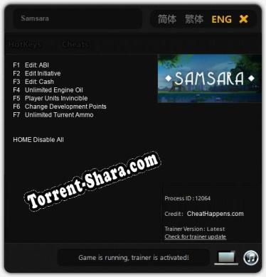 Samsara: Трейнер +7 [v1.8]