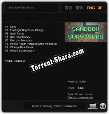 Sandbox Survivors: ТРЕЙНЕР И ЧИТЫ (V1.0.93)