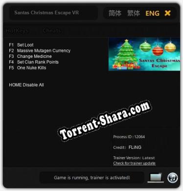 Santas Christmas Escape VR: ТРЕЙНЕР И ЧИТЫ (V1.0.10)
