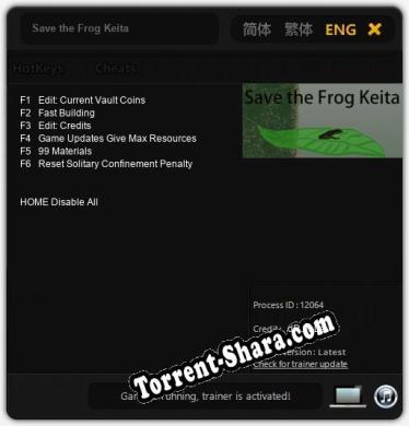 Save the Frog Keita: Читы, Трейнер +6 [dR.oLLe]