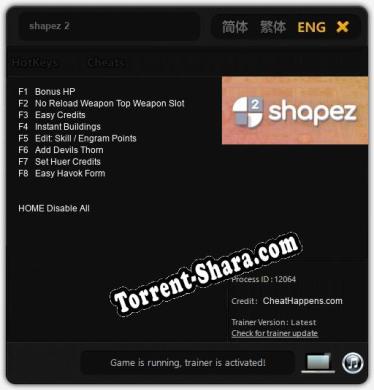 shapez 2: Читы, Трейнер +8 [CheatHappens.com]