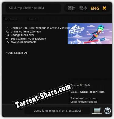 Ski Jump Challenge 2024: ТРЕЙНЕР И ЧИТЫ (V1.0.47)