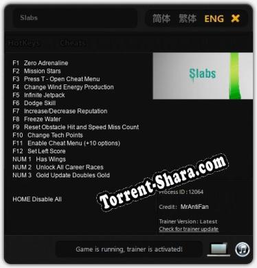 Slabs: Читы, Трейнер +15 [MrAntiFan]