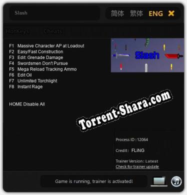 Slash: ТРЕЙНЕР И ЧИТЫ (V1.0.28)