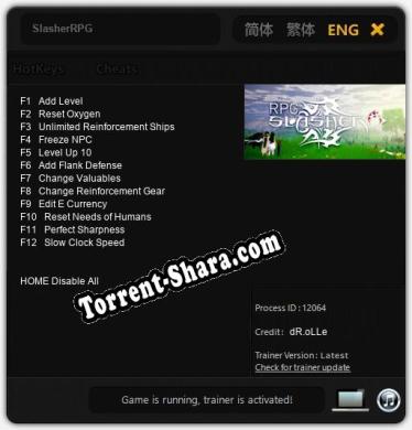 SlasherRPG: ТРЕЙНЕР И ЧИТЫ (V1.0.73)