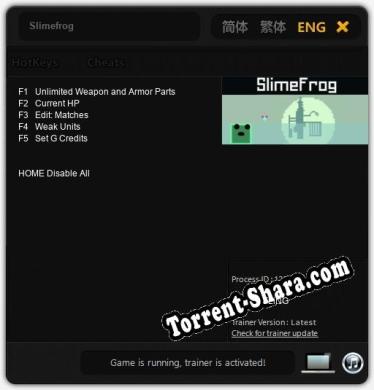 Slimefrog: Читы, Трейнер +5 [FLiNG]